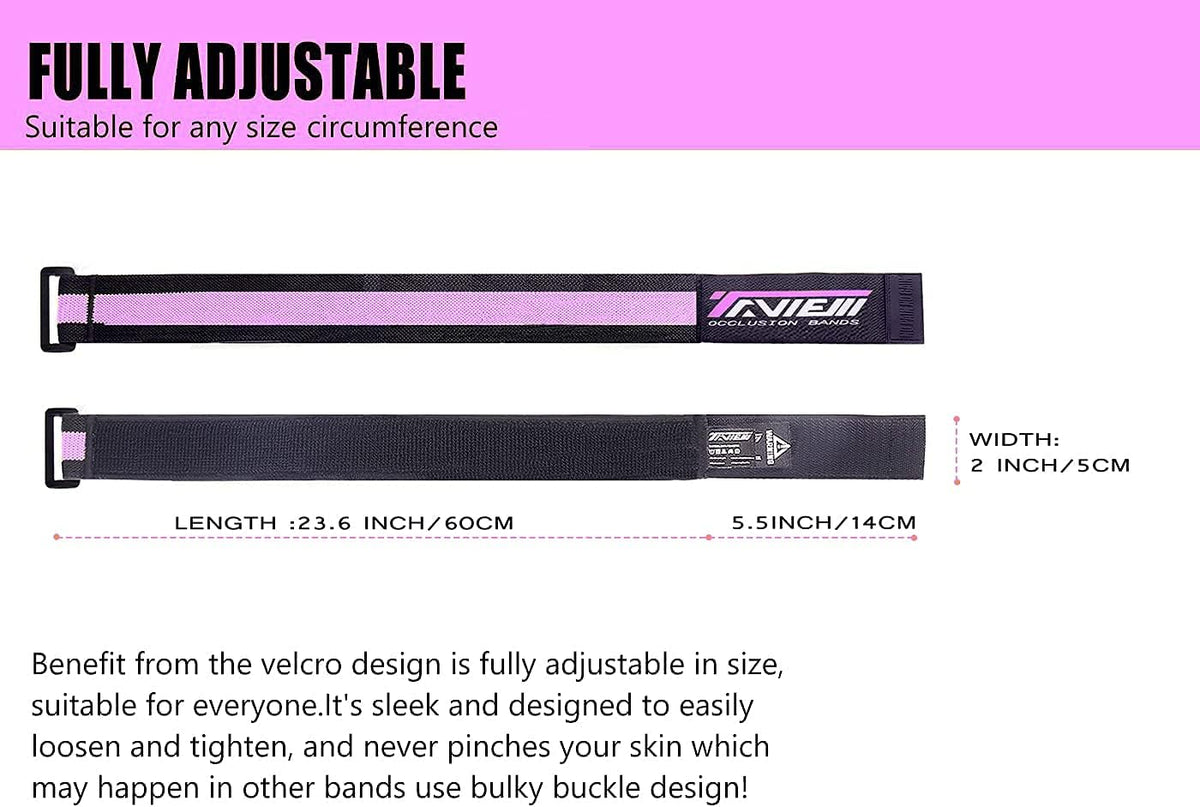 Occlusion Bands for Women Glutes & Hip Building, Blood Flow Restriction Bands BFR Bundle Booty Bands, Best Fabric Resistance Bands for Exercising Your Butt, Squat, Thigh, Fitness
