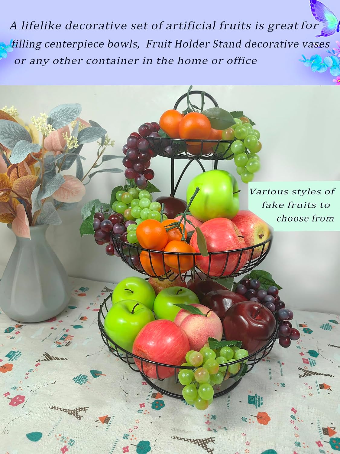 12Pcs Artificial Fruit Fake Simulation Fruit for Home Kitchen Party Photography Prop Wedding Decoration (12Pcs Peach)