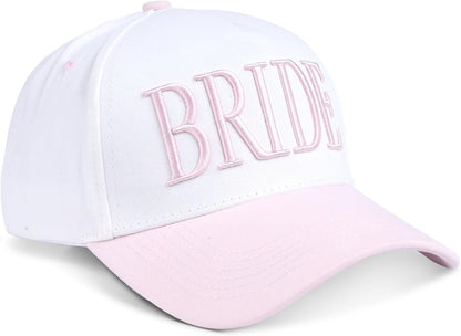Bride Trucker Hat |Wedding Cap for Bride-to-Be，Bach Party Decorations, Bridesmaid Gift, Bridal Headwear,Wedding Cap
