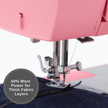 ® 4411 (Pink) High Speed Heavy Duty Sewing Machine with Accessories