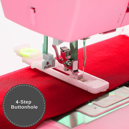 ® 4411 (Pink) High Speed Heavy Duty Sewing Machine with Accessories