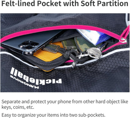 Pickleball Bag with Fence Hook/Large Capacity/5 Dedicated Pockets