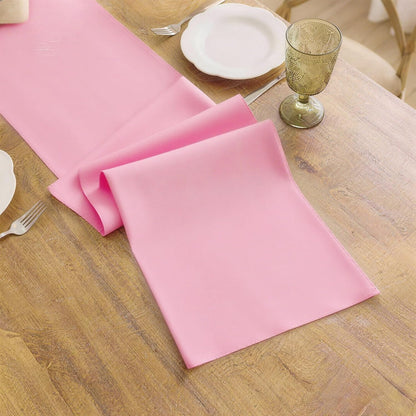 Pink Table Runner, Waterproof Washable Runners 36 Inches Long
