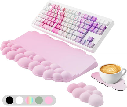 Wrist Rest with Keyboard Stand, Ergonomic Computer Wrist Support Pad