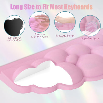 Wrist Rest with Keyboard Stand, Ergonomic Computer Wrist Support Pad