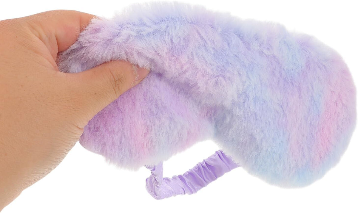 2pcs Plush Bunny Sleep Mask for Boys and Girls and Teens, Light Blocking