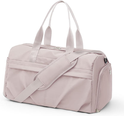 Gym Bag for Women with Shoe Compartment, Sport Travel Duffel Bag for Men