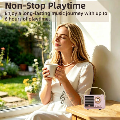 Retro Bluetooth Speaker, Gifts for Teen Girls, Cute Room Decor