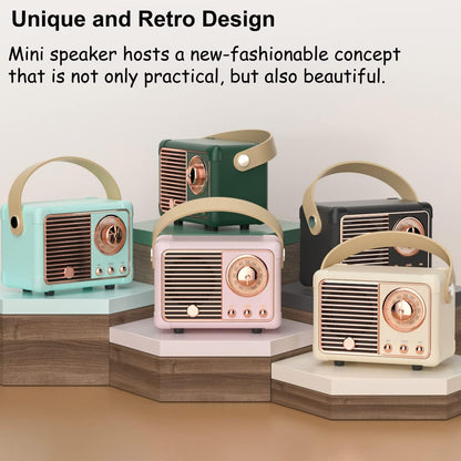 Retro Bluetooth Speaker, Gifts for Teen Girls, Cute Room Decor