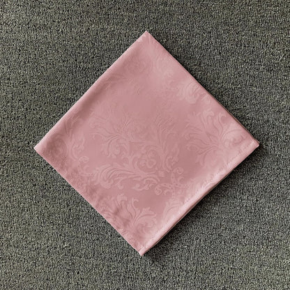 Pink Jacquard Cloth Dinner Napkins, 20 x 20 Inch, Set of 4