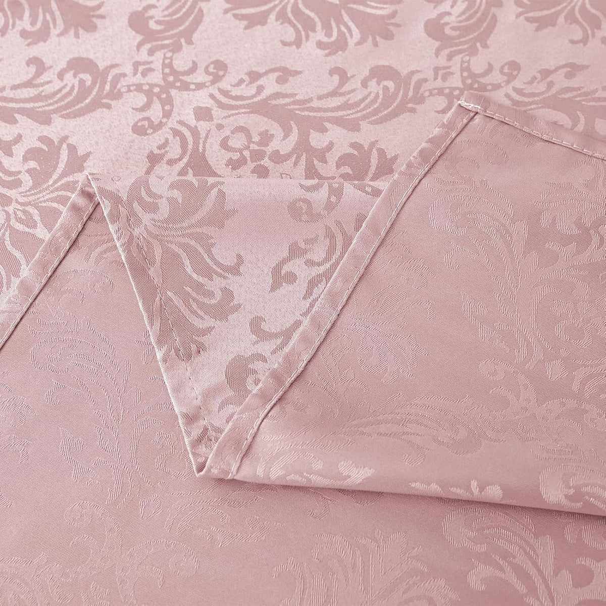 Pink Jacquard Cloth Dinner Napkins, 20 x 20 Inch, Set of 4