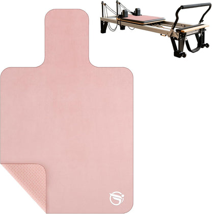 Non-Slip Pilates Reformer Mat Towel, 1.2 mm Thick, 39 x 24 inch