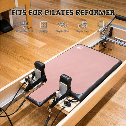 Non-Slip Pilates Reformer Mat Towel, 1.2 mm Thick, 39 x 24 inch