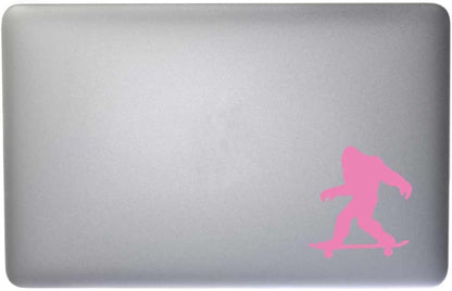 Big Foot Riding Skateboard 8 inch Light Pink Indoor Outdoor Vinyl Decal