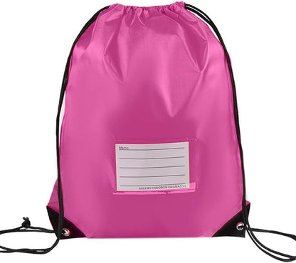30 Pack Drawstring Bags,Bulk Draw String Backpack, Gym Sports Cinch Bag Sackpack for Women Men, Pink