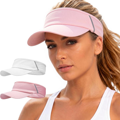 Sun Visor Hat for Women & Men UV Protection Lightweight Sports