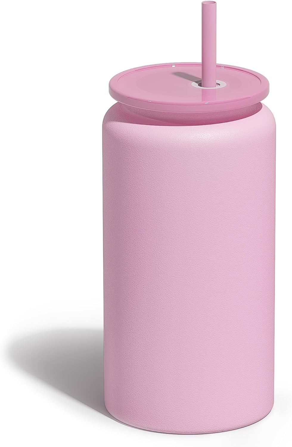 16 oz Tumbler, Insulated Tumbler with Straw, Iced Coffee Tumbler