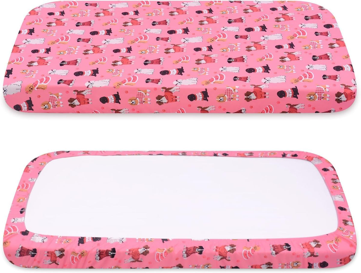 Replacement Dog Bed Covers Elastic Edged Washable 52" x 28" x 6"