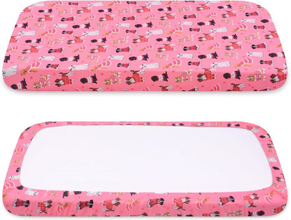 Replacement Dog Bed Covers Elastic Edged Washable 52" x 28" x 6"