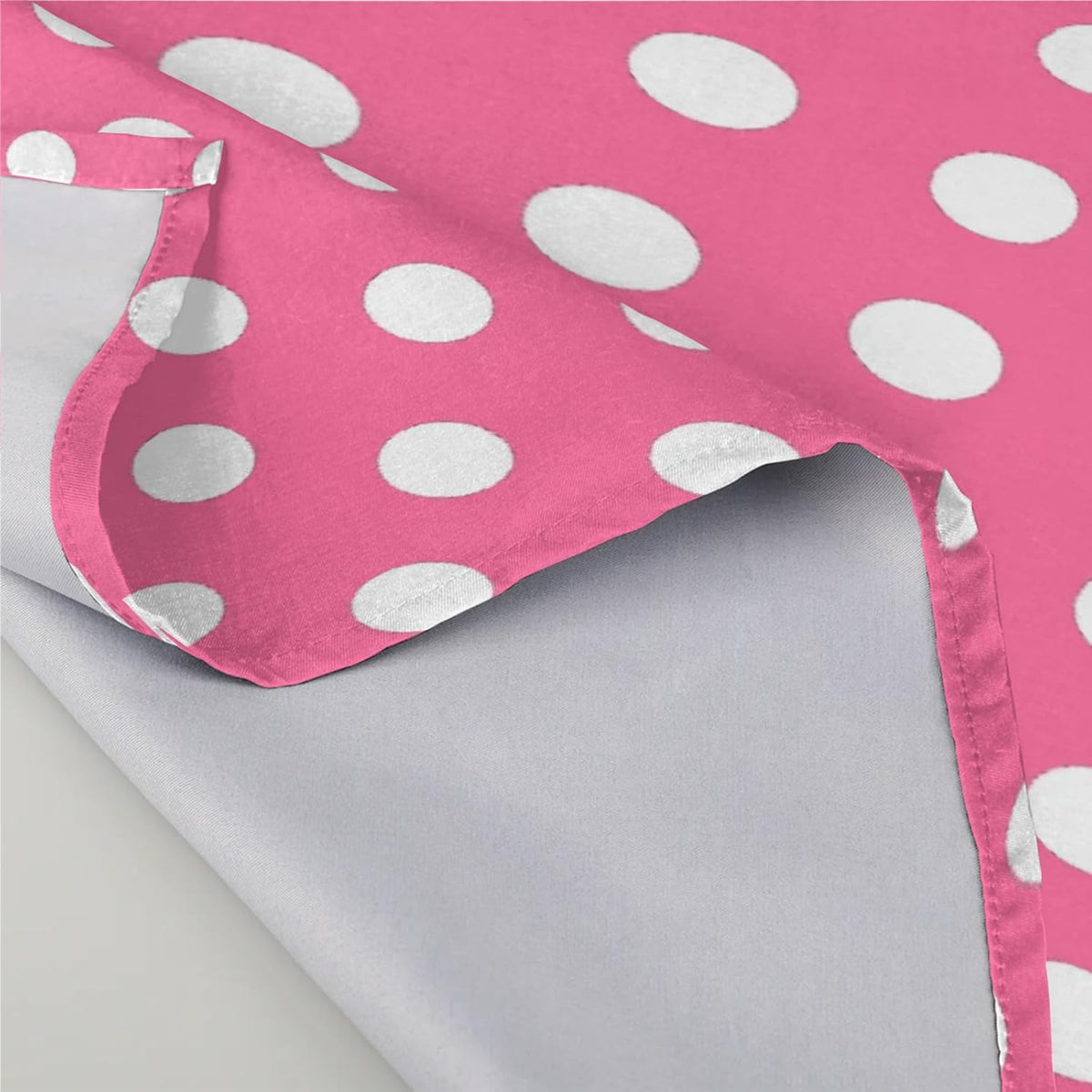 Pink Polka Dot Cloth Napkins 20 x 20 Inch Dinner Napkin for Indoor Outdoor Restaurant Lunch Party Decor, Soft Reusable Washable, Set of 4