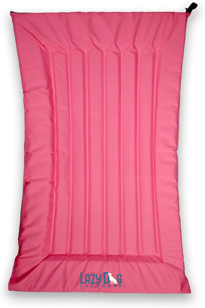 Dog Pool Float, Raft for Dogs and Pets - Semi-Submersible to Keep Your Dog Cool - Lake, Pool, River and Boat (Small, Pink)