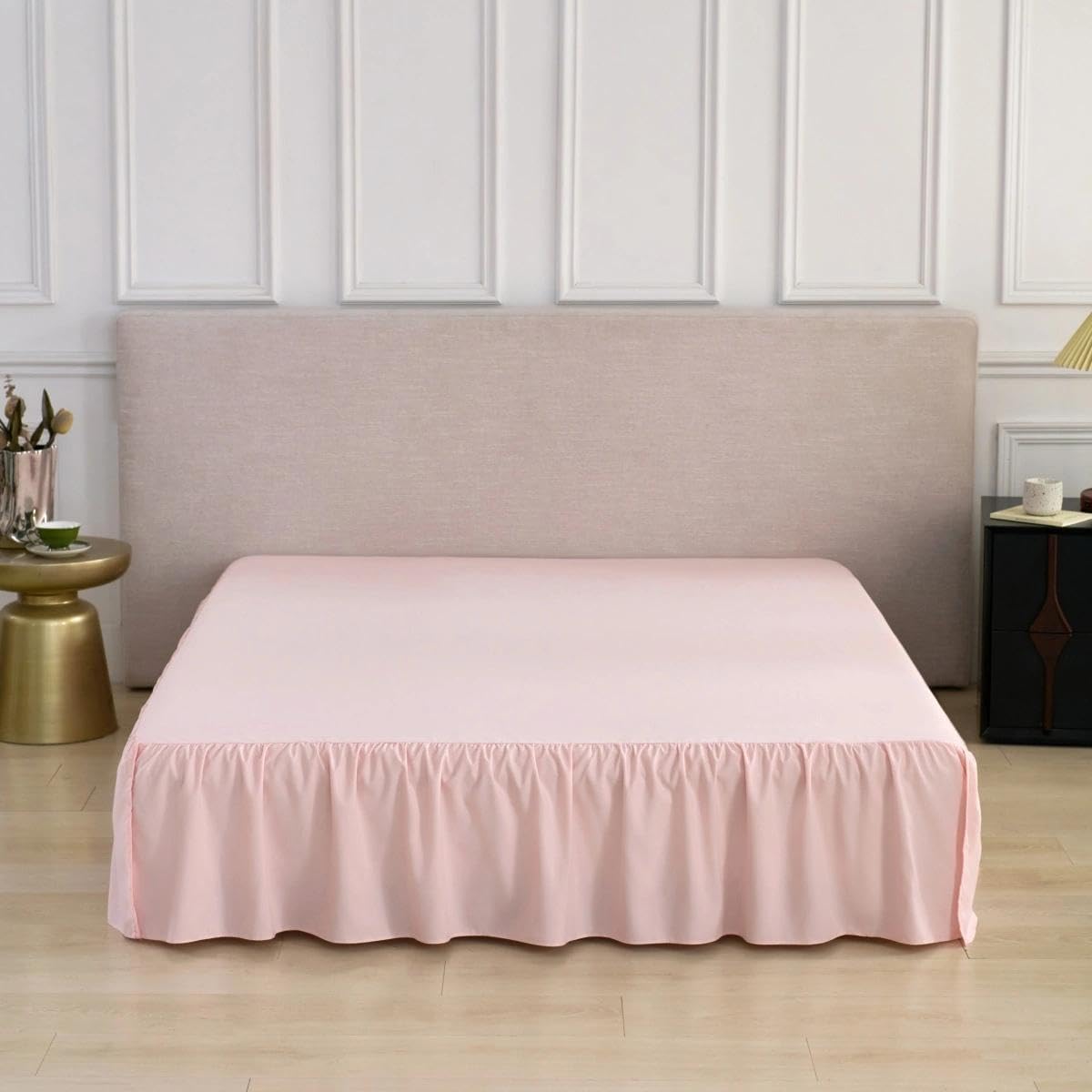 Bed Skirt Queen Size Ruffled Bed Skirt, 14'' Queen Dust Ruffle Bed Skirts