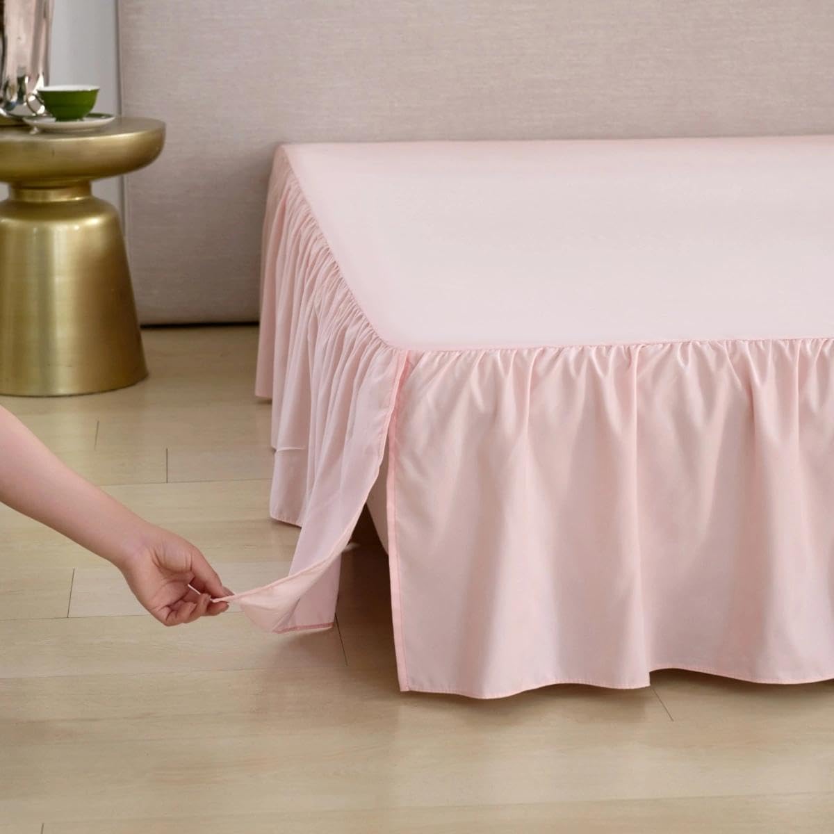 Bed Skirt Queen Size Ruffled Bed Skirt, 14'' Queen Dust Ruffle Bed Skirts