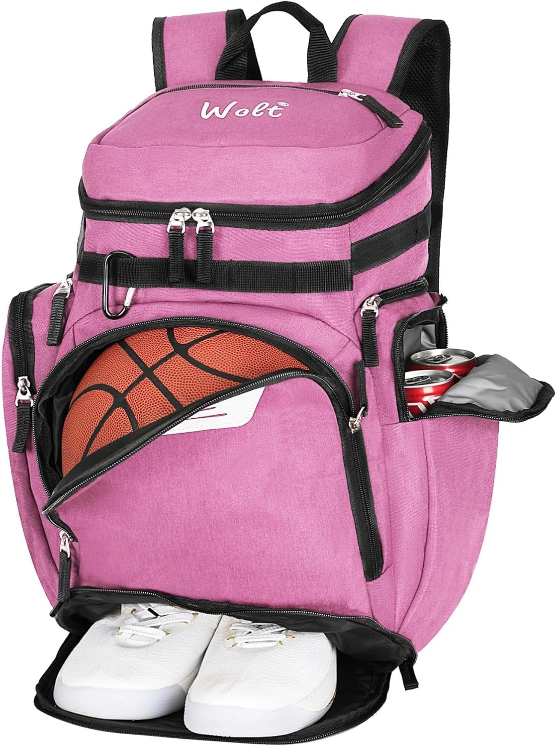 Basketball Backpack, Basketball Bag for Men with Shoes Compartment, Sports Backpack for Baseball, Soccer, Football