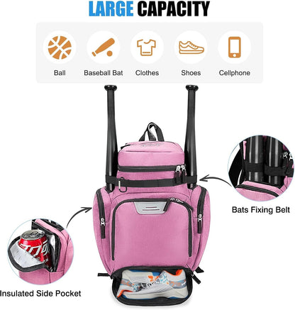 Basketball Backpack, Basketball Bag for Men with Shoes Compartment, Sports Backpack for Baseball, Soccer, Football