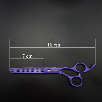 7.0in. Pink Professional Pet Grooming Scissors,Dog Thinning Scissors,Sharp Edge,A431