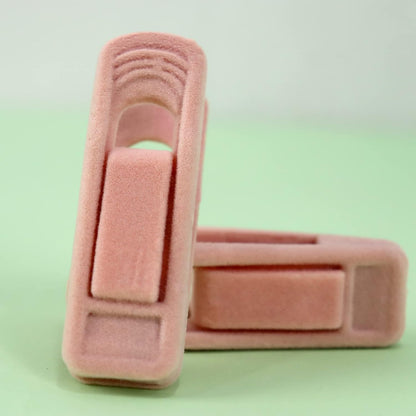 Velvet Hangers Clips for Thin Hangers(20 Pcs, Light Pink)