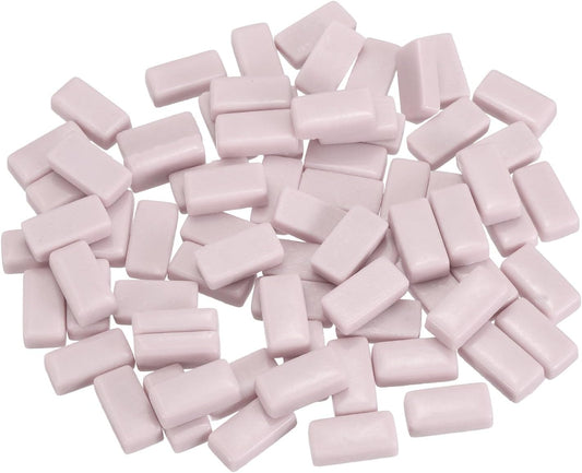 200g Rectangle Mosaic Tiles for Crafts, 0.4" x 0.8" Iridescent Mosaic Glass Pieces for DIY Art Making Supplies Home Decoration (Purple Pink)