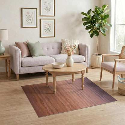 4'x6' Washable Abstract Ombre Area Rug, Sunset Flatwoven Floor Mat Non-Slip Chair-Friendly Carpet for Home Office, Gaming Room, Under Desk | Ref:2159613