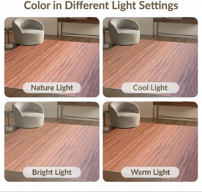 4'x6' Washable Abstract Ombre Area Rug, Sunset Flatwoven Floor Mat Non-Slip Chair-Friendly Carpet for Home Office, Gaming Room, Under Desk | Ref:2159613