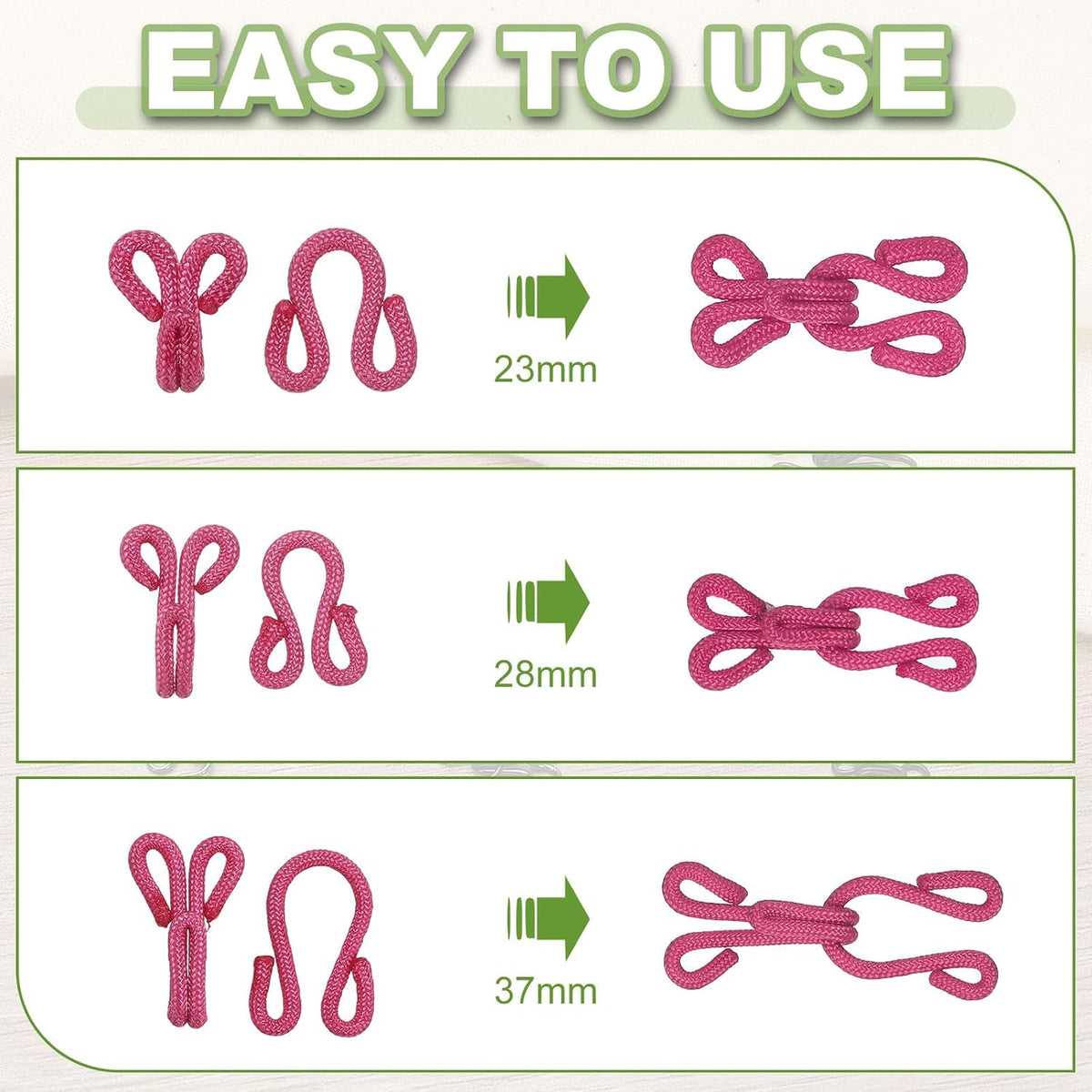 Sewing Hooks and Eyes