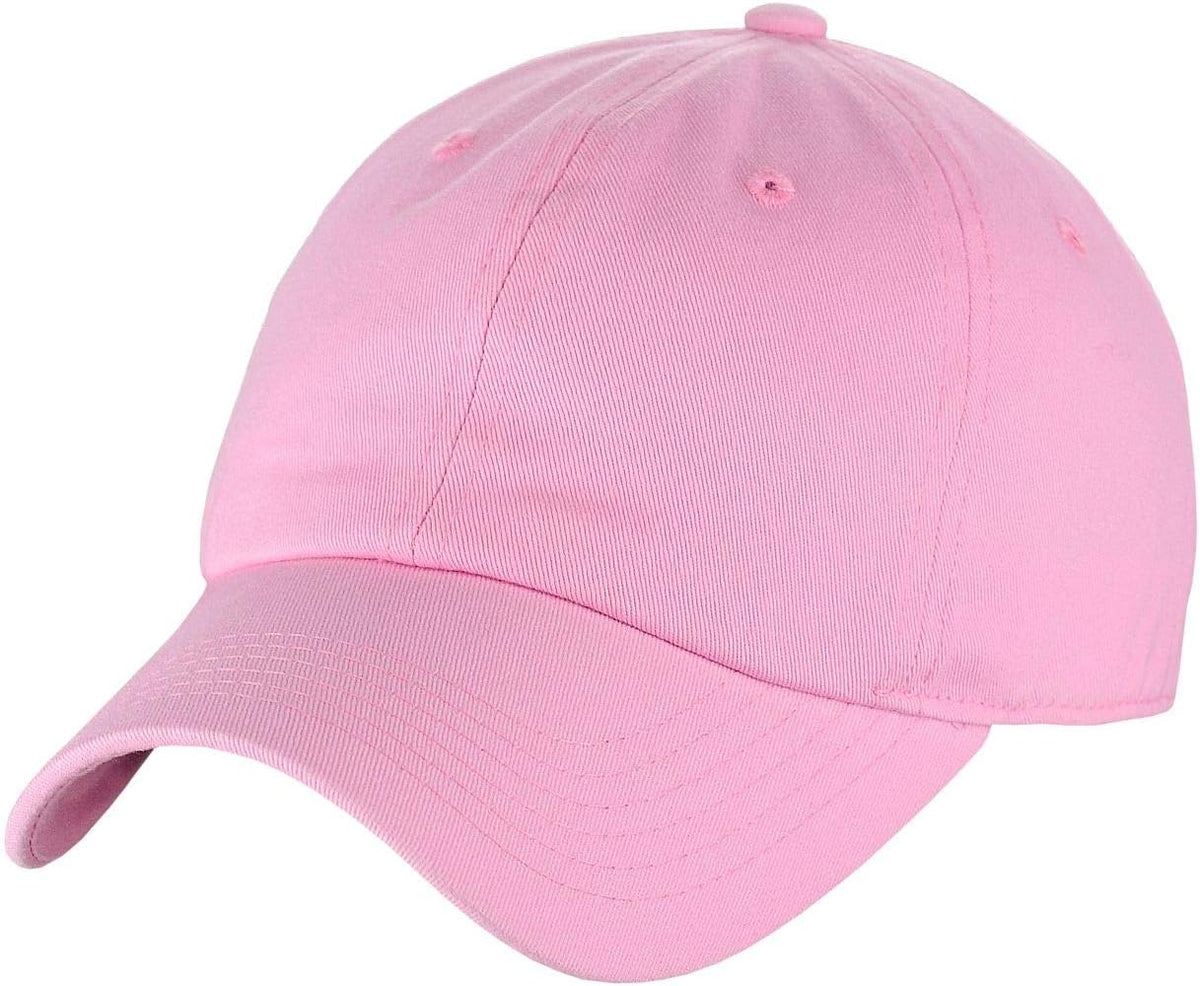 Unisex Classic Cotton Baseball Cap, Low Profile Unconstructed Blank Dad Hat, One Size