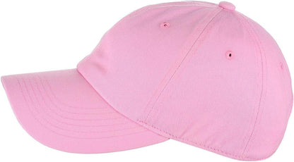 Unisex Classic Cotton Baseball Cap, Low Profile Unconstructed Blank Dad Hat, One Size