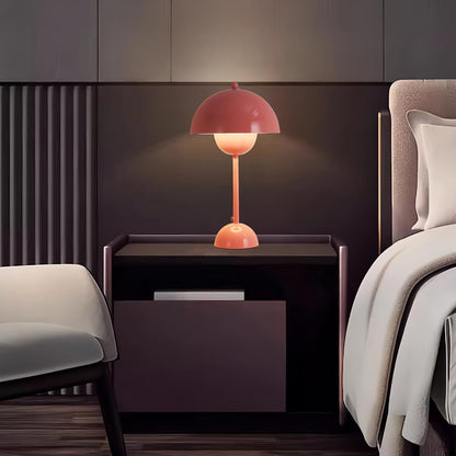 Creative Mid-Century Modern Bud Table Lamp for Home&Office, Light Pink