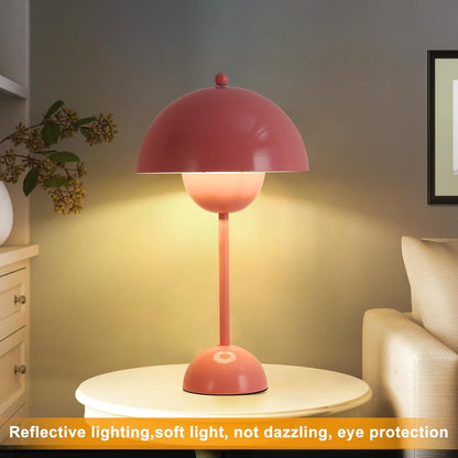 Creative Mid-Century Modern Bud Table Lamp for Home&Office, Light Pink