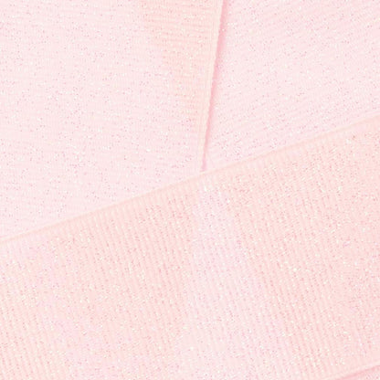 3" Glitter Grosgrain Ribbon, 3 Inch Wide – Sparkle Dazzle Ribbon for Cheer & Dance Hair Bows, Crafts, Gift Wrapping, DIY Bow Making, Headbands & Decorations (Light Pink, 25yds Long)