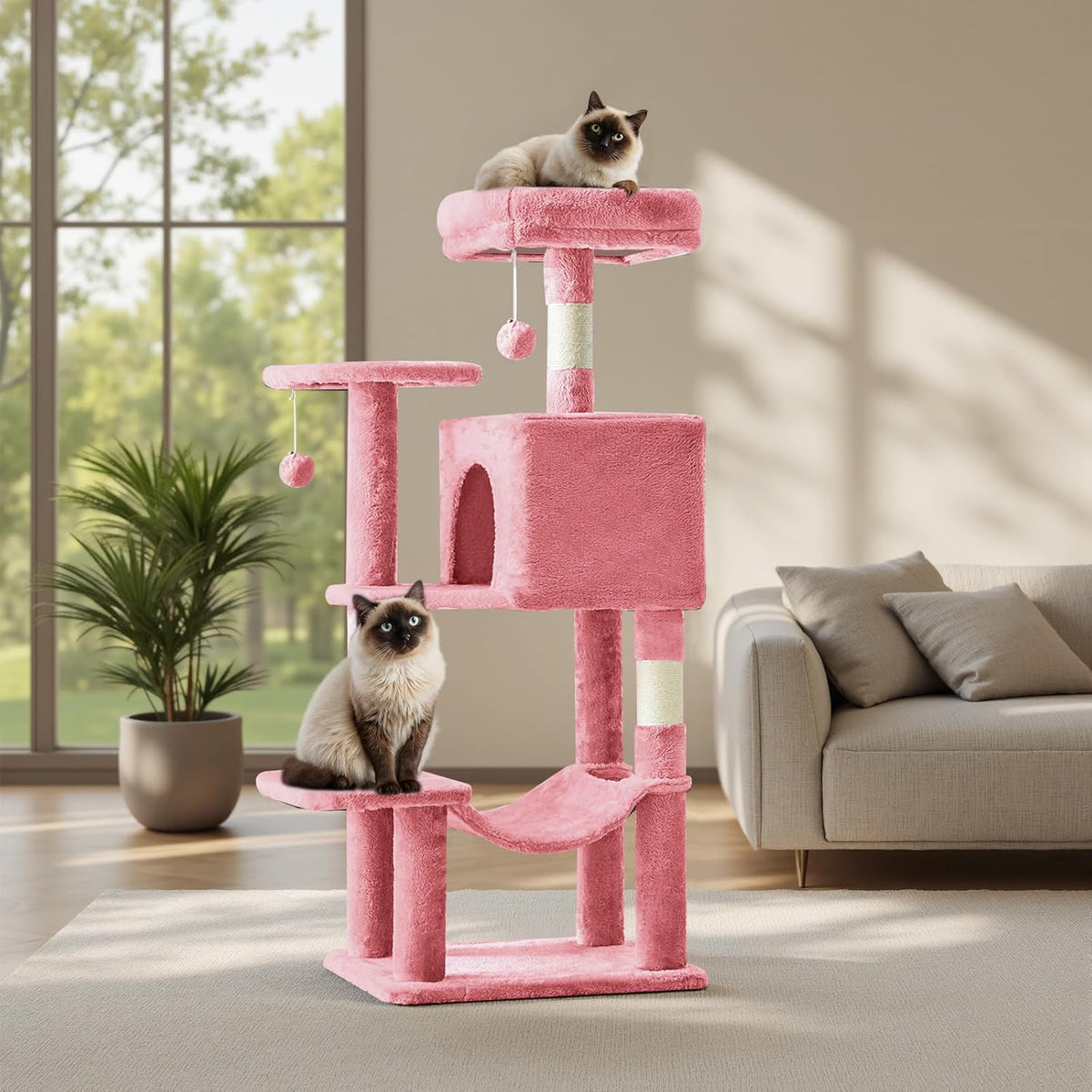 44 Inch Small Cat Tree Tower for Indoor Cats and Kittens