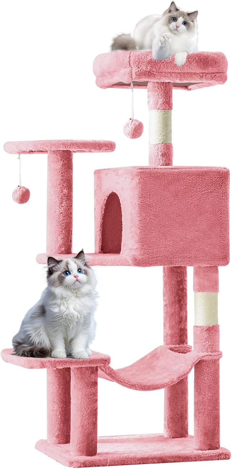 44 Inch Small Cat Tree Tower for Indoor Cats and Kittens