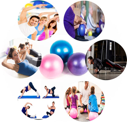 9-Inch Pilates Exercise Ball for Yoga, Barre, Fitness & Physical Therapy Mini Squishy Balance Ball for Home Workouts
