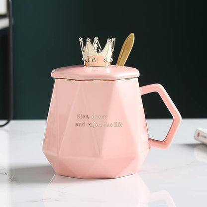 Coffee Warmer for Desk with Mug Set. Birthday Gifts Graduation Gifts for Woman. Coffee Cup Warmer with Automatic Shut Off, Heated Coffee Mug. Drink Warmer for Cocoa, Tea, Milk (Pink)