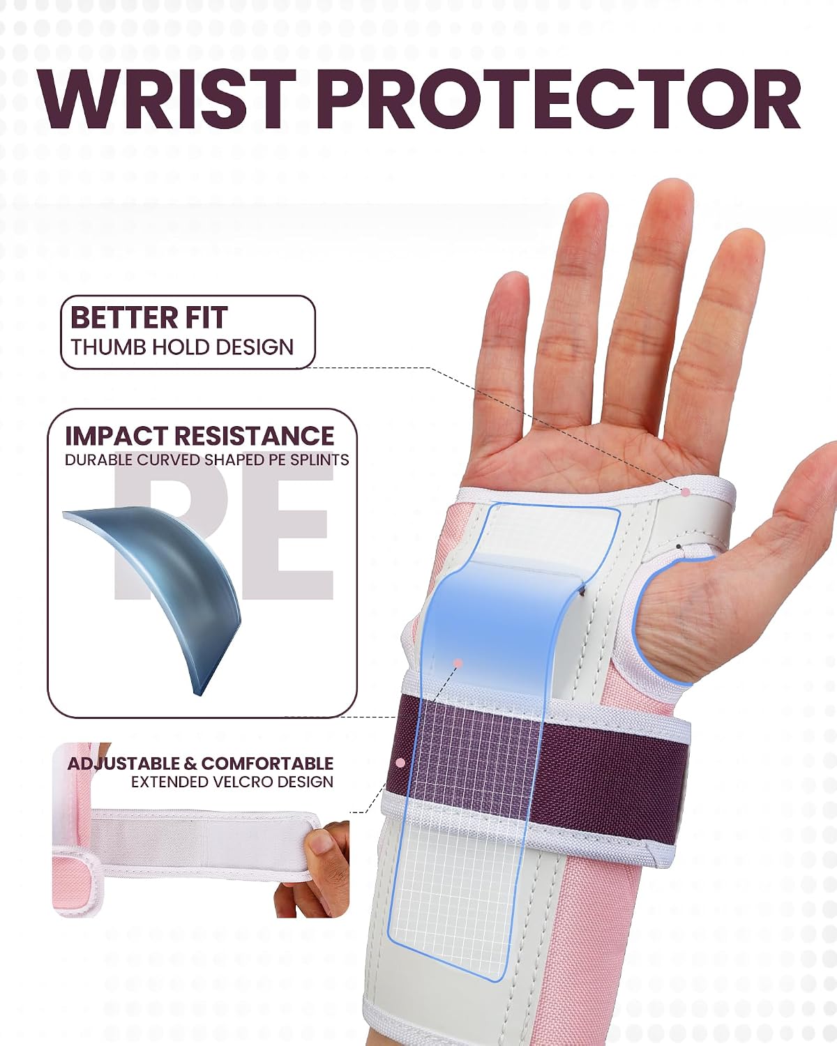 Skateboard Knee Pads Elbow Pads Wrist Guards for Adult Youth