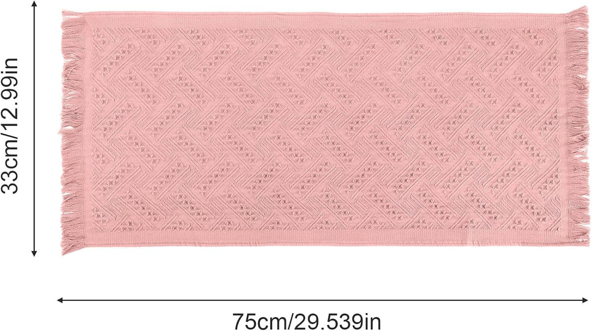 2 Pcs Hand Towels Bathroom, 30×13 Inch Boho Decorative Hand Towels