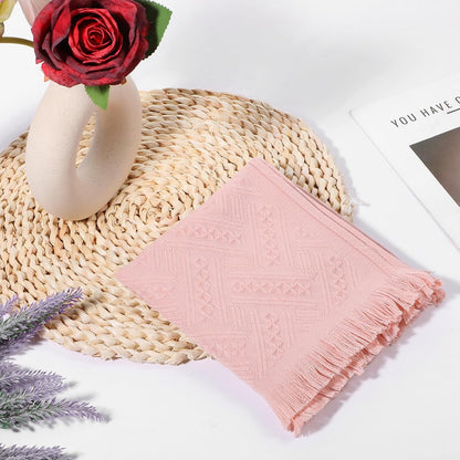 2 Pcs Hand Towels Bathroom, 30×13 Inch Boho Decorative Hand Towels