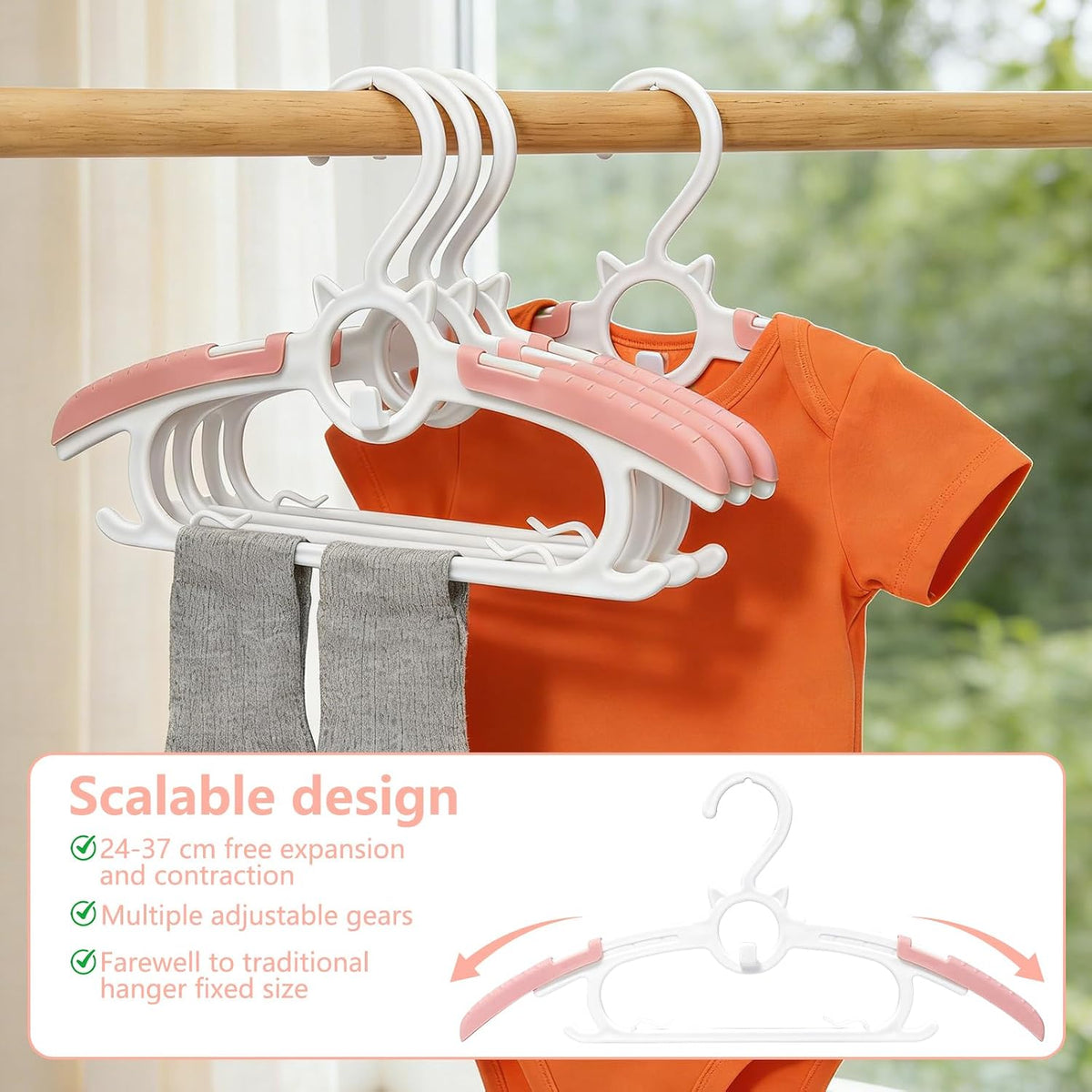 Baby Hangers, Non-Slip Kids Hangers 20Pack Children Hanger