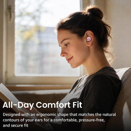 NC9 Hybrid Active Noise Cancelling Wireless Earbuds, 60H, LED Display