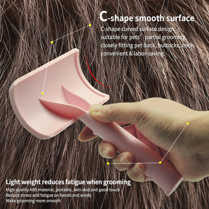 Dog Slicker Brush for Poodles Doodles Fluffy Deshedding Loose Hair.